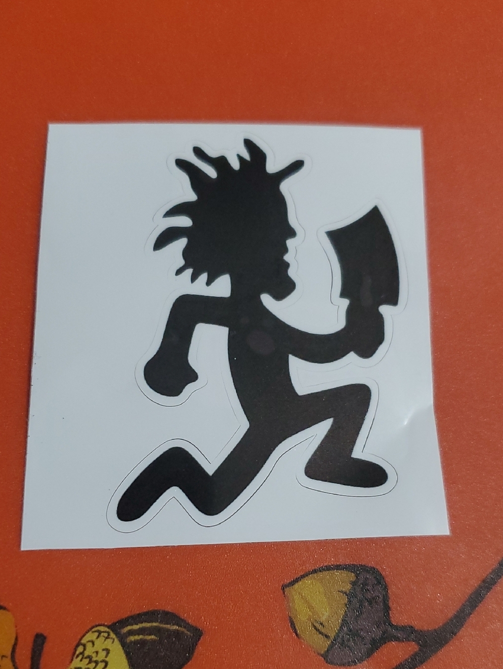 Black Hatchetman Vinyl Sticker